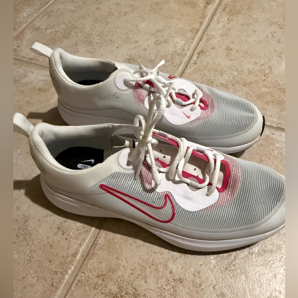 Nike ace summerlite golf shoes - white/pink prime size 7.5